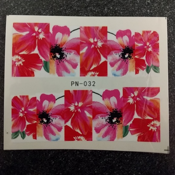 Floral Waterslide Nail Decals - Picture 2 of 2